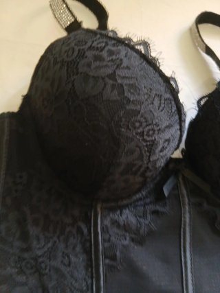 Conjunto  Negro Encaje
