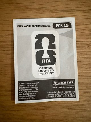 Cromo Cristiano Ronaldo Mundial 2026 Panini