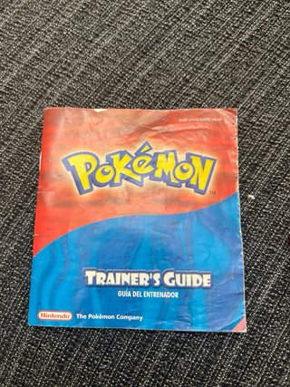 Pokémon Rubí Cartucho + Manual original game boy