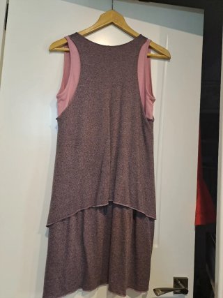 Vestido Mamatoyoe dos capas.Talla 38/40.