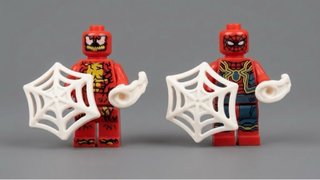 Lego Figuras Spider-Man y Carnage compatibles