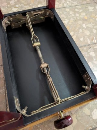 Banqueta de piano tapizada