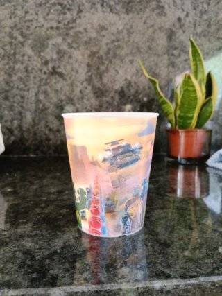 Vaso plástico Lego Movie
