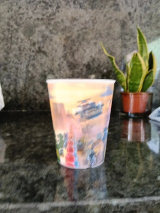 Vaso plástico Lego Movie