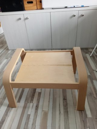 Reposapiés IKEA Poäng Roble Tinte Claro
