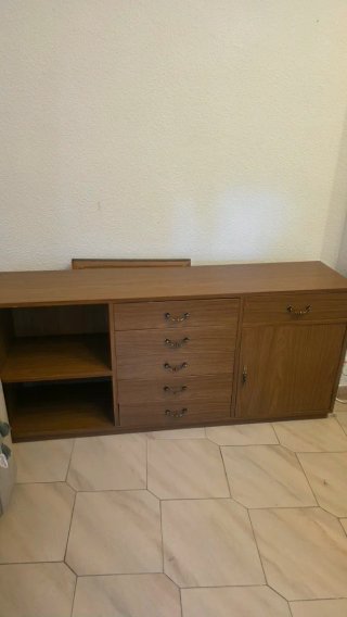 Mueble salón/dormitorio con cajones