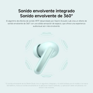 AURICULARES REDMI BUDS 6 CANCELACIÓN DE RUIDO