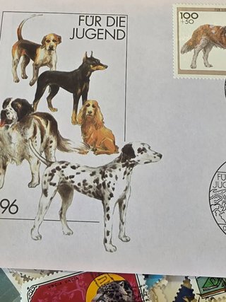 Lote de sellos de animales y perros