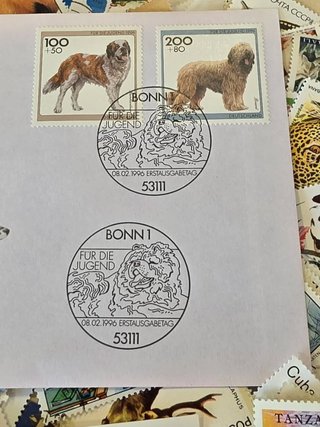 Lote de sellos de animales y perros