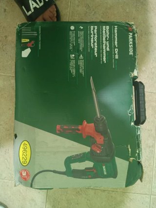 Martillo Perforador Parkside PBH 1500 D4 Nuevo