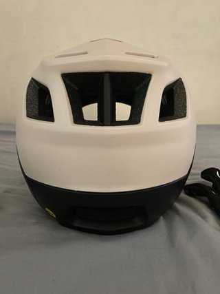 Casco MTB Fox Dropframe Negro/Blanco Talla L