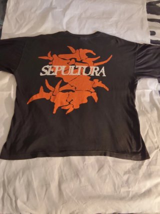 Camiseta Vintage Sepultura Chaos A.D. 1993