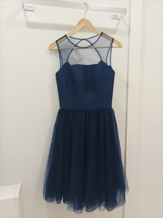 Vestido de fiesta azul