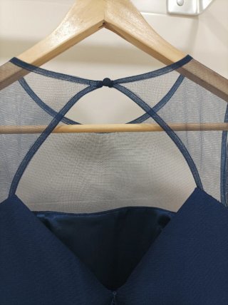 Vestido de fiesta azul