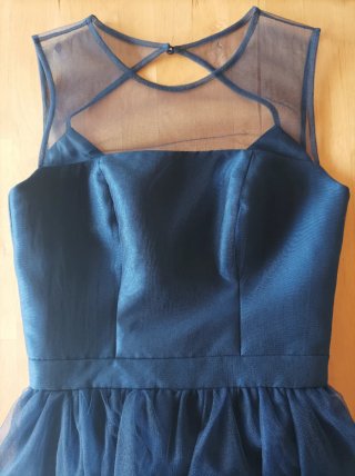 Vestido de fiesta azul