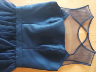 Vestido de fiesta azul