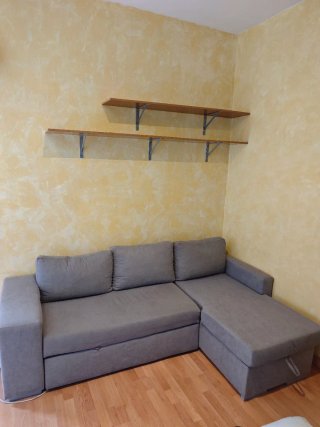 SOFA CHAISELONGUE CAMA GRIS