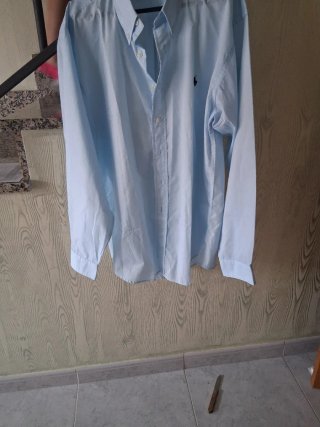 Camisa Polo Ralph Lauren Azul Talla L din usar