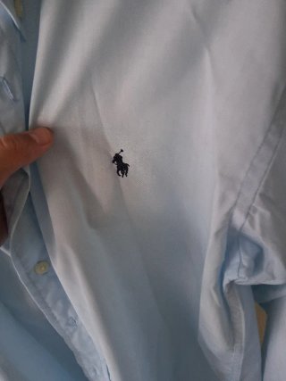 Camisa Polo Ralph Lauren Azul Talla L din usar