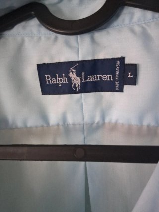 Camisa Polo Ralph Lauren Azul Talla L din usar
