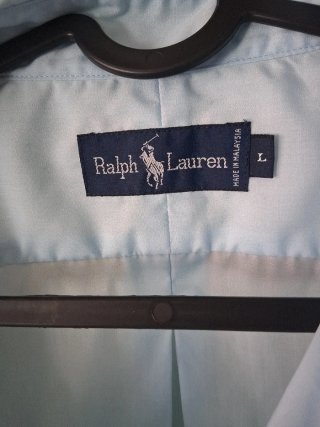 Camisa Polo Ralph Lauren Azul Talla L din usar