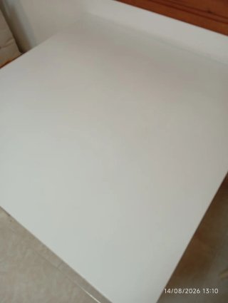 Mesa extensible madera blanca