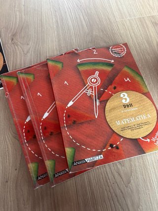 pack 3 libros matematika euskaraz dbh 3