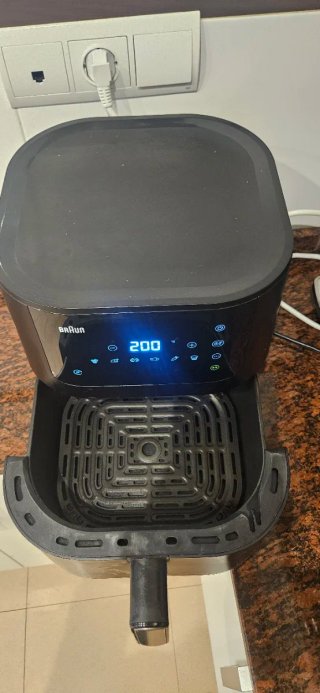 Freidora de aire Braun 6L, excelente