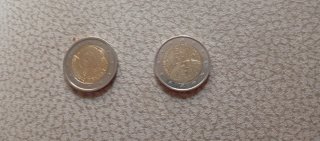 Monedas de 2€ para intercambio, zona Barcelona.