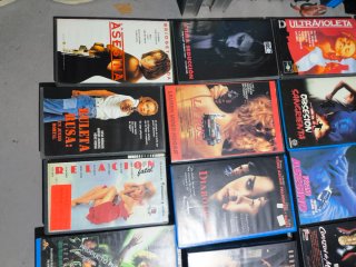 Lote Películas VHS Terror/Suspense/accion Femenino