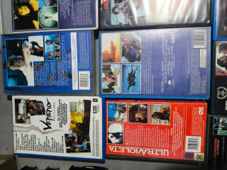 Lote Películas VHS Terror/Suspense/accion Femenino