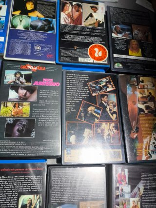 Lote Películas VHS Terror/Suspense/accion Femenino