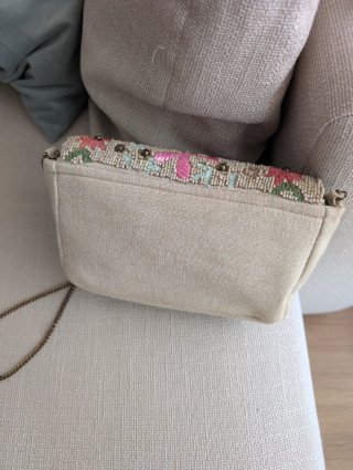 Bolso bandolera bordado