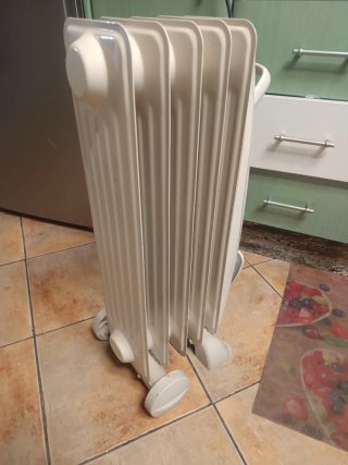 Radiador Aceite Beige/Blanco