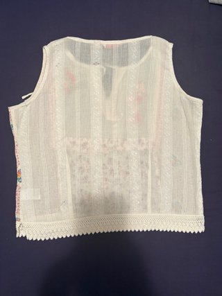 Top bordado Peace & Love ideal