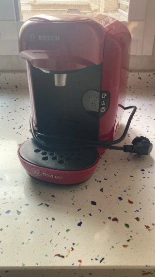 Cafetera Bosch Tassimo Roja
