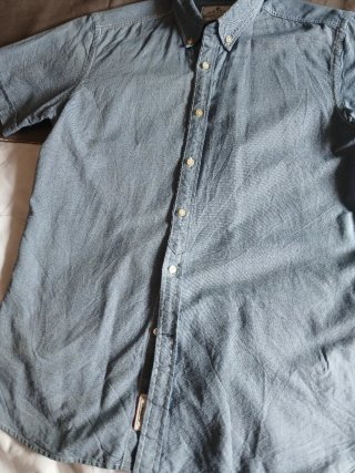 Camisa CF Talla 3/40 Azul
