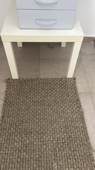 Mesa auxiliar Ikea blanca madera