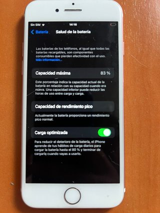 iPhone 7 Blanco y rosa
