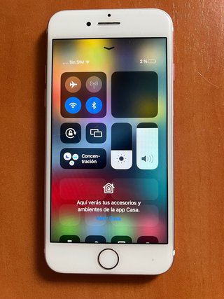 iPhone 7 Blanco y rosa