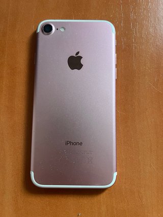 iPhone 7 Blanco y rosa