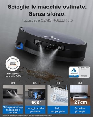 ECOVACS X12 OMNICYCLONE Robot Aspirapolvere