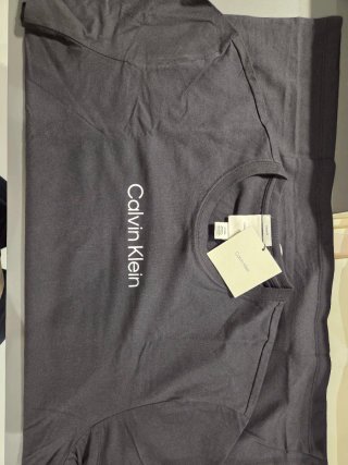 Camiseta Calvin Klein Algodón Negra Hombre