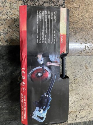 Llave de impacto neumática de alta potencia.