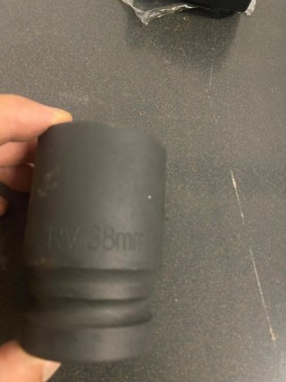 Llave de impacto neumática de alta potencia.