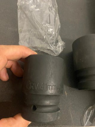 Llave de impacto neumática de alta potencia.