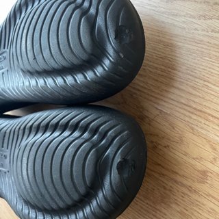 Chancletas negras plataforma talla 35-36