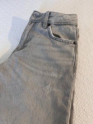 Pantalones vaqueros niña grises