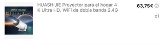 Proyector Ultra K HD Blanco