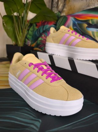 Zapatilla VL Court Bold Rosa y Amarillo 38 2/3